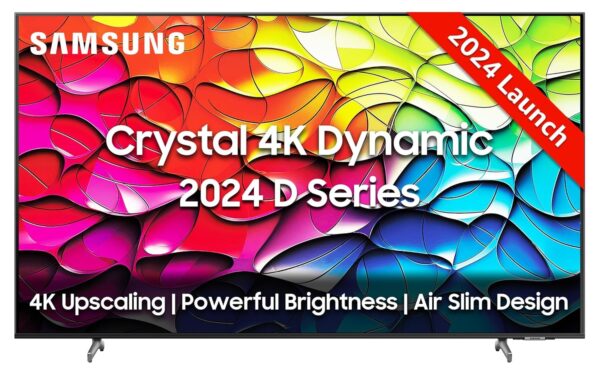 Samsung 138 cm (55 inches) D Series Brighter Crystal 4K Dynamic Ultra HD Smart LED TV UA55DUE80AKLXL (Titan Gray)